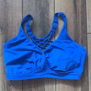 Prana Large/38D blue swim top